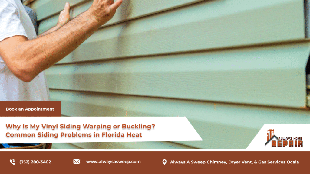 Worried about warped or buckled siding? Discover what causes vinyl siding warping in Florida heat and how to protect your home's exterior.