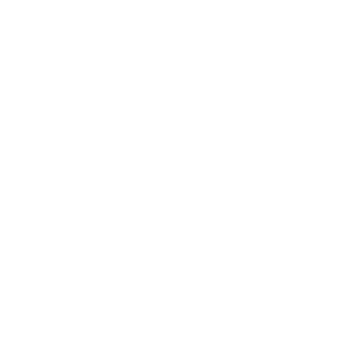 A white line-art envelope icon inside a circular border on a black background, used to indicate email contact information or newsletter signups.