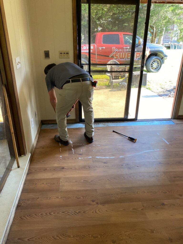 natural gas installers near me completing a final pressure test inspection